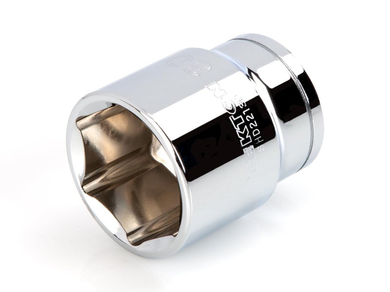 TEKTON 1/2 Inch Drive x 30 mm Shallow 6-Point Socket | SHD22130 - Image 1